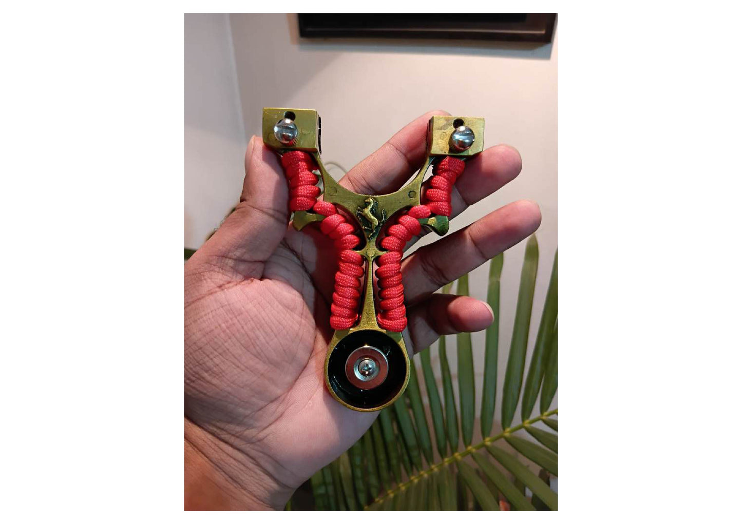 Professional Double-Spiral Laser Slingshot — Precision Outdoor Target Practice Tool For Fun