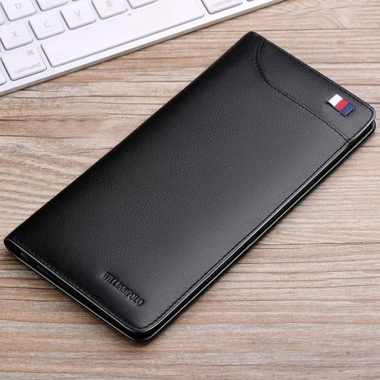 Genuine Leather Long Wallet