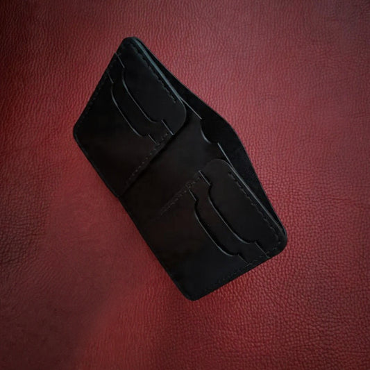 Genuine Leather Short Wallet